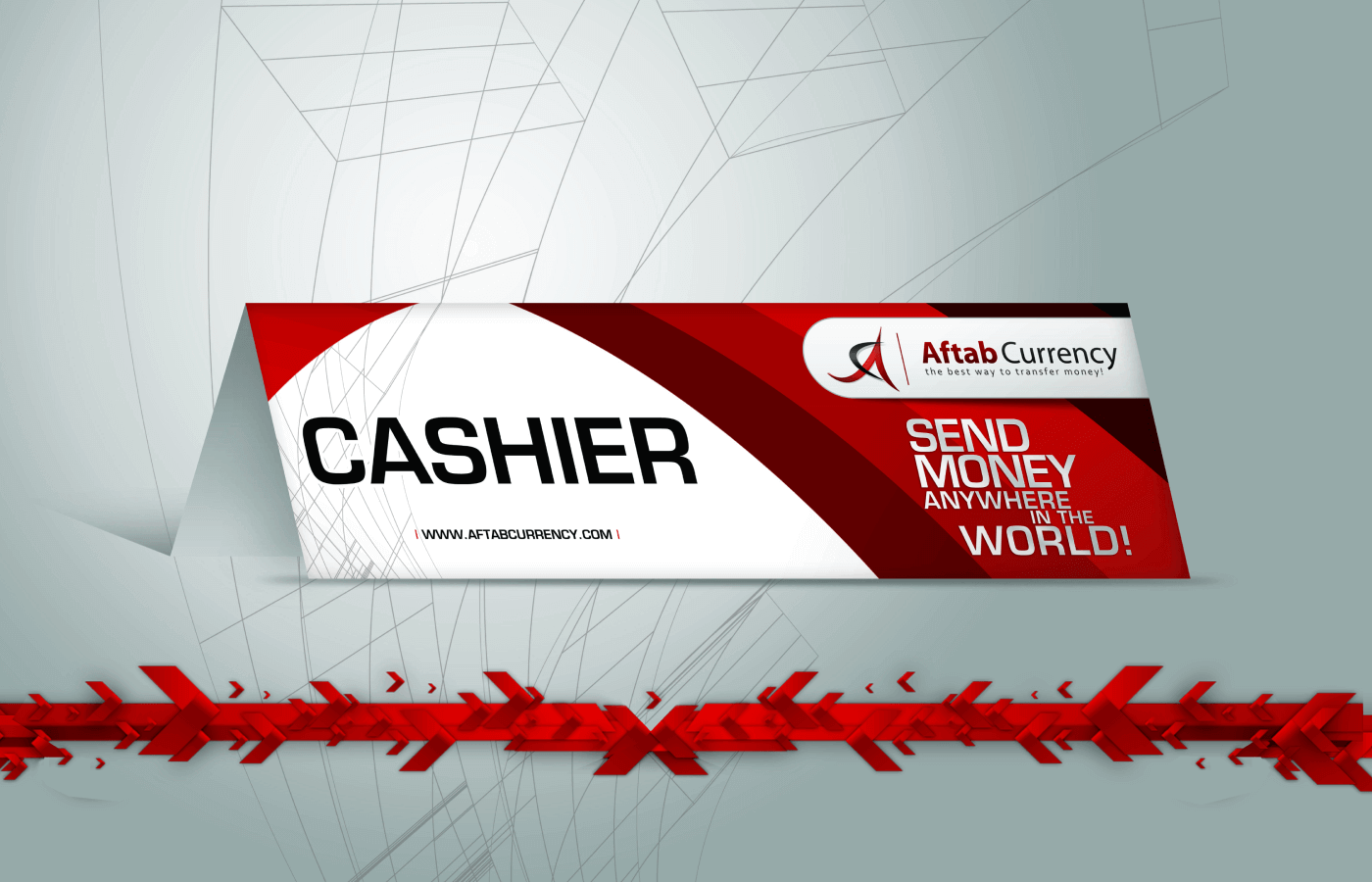 Shop signage for Aftab Currency Exchange - ACE Money Transfer in United Kingdom