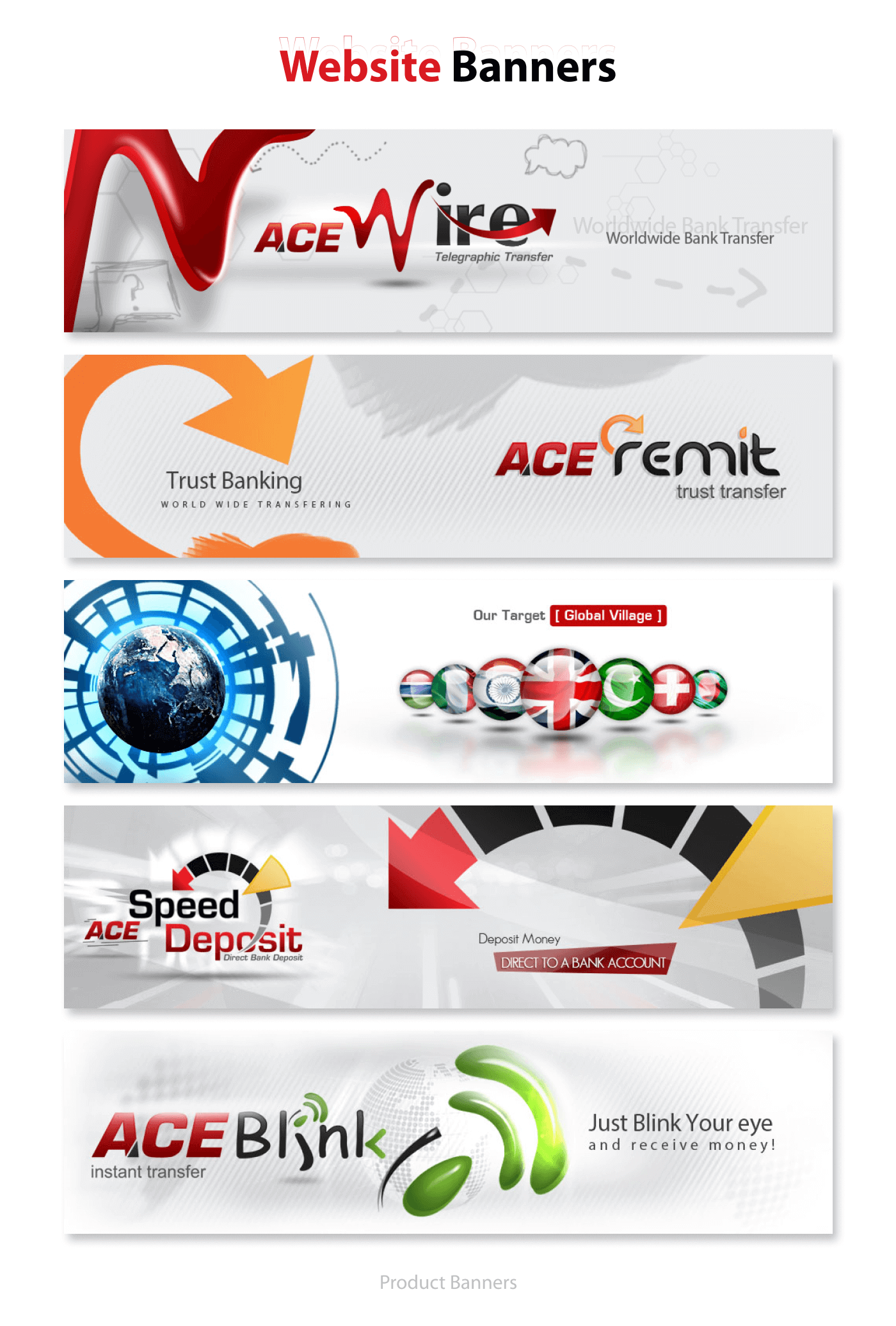 Banners for Aftab Currency Exchange - ACE Money Transfer in United Kingdom