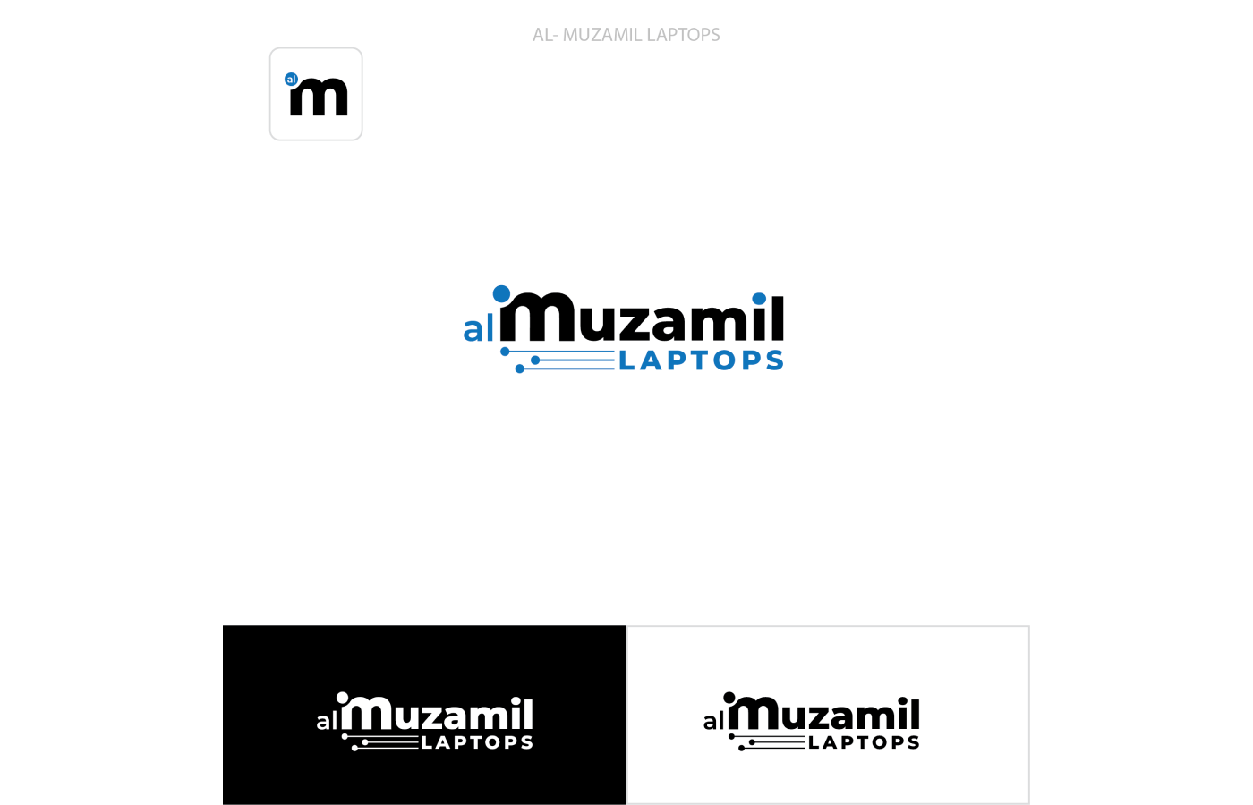 Logo for Al-Muzamil Laptops in Pakistan