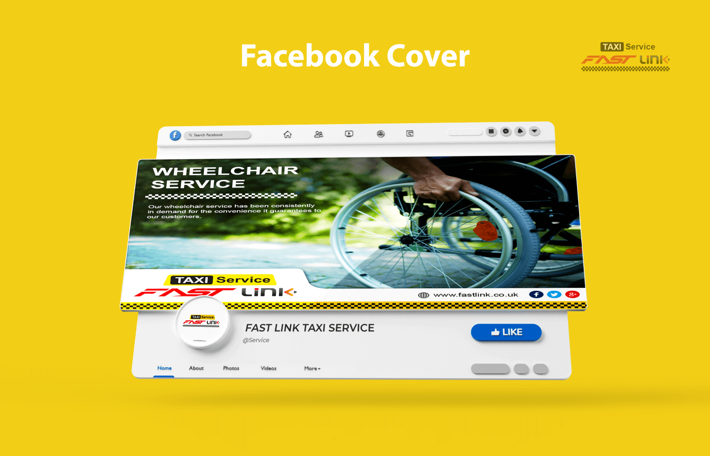 Social media branding for Fastline Taxi Service Rebranding in United Kingdom