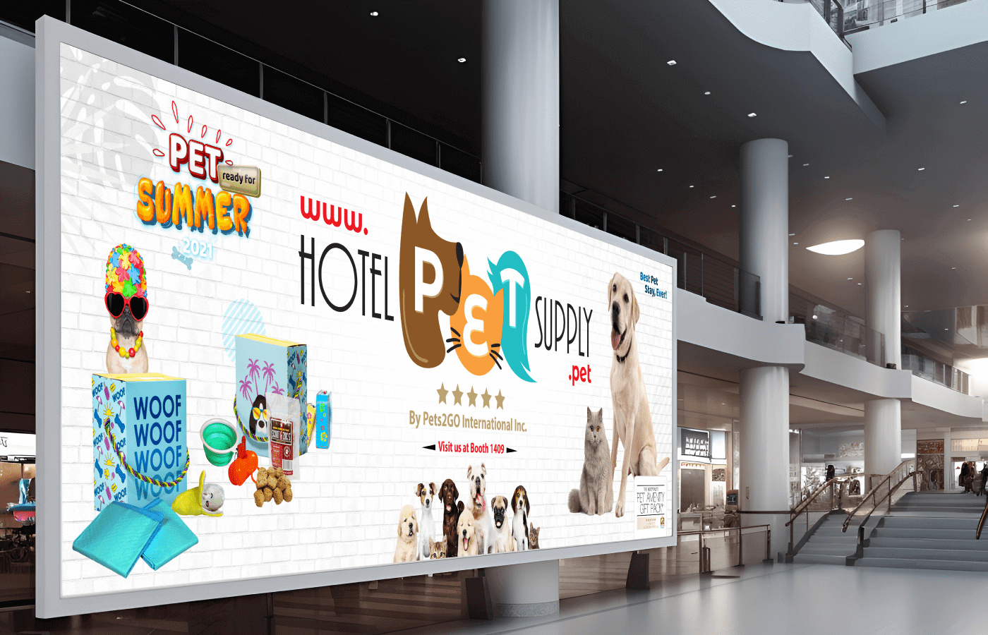 Billboards for Hotel Pet Supply in United States