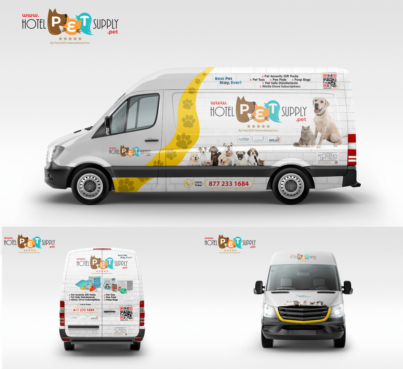 3d mockup for Hotel Pet Supply in United States