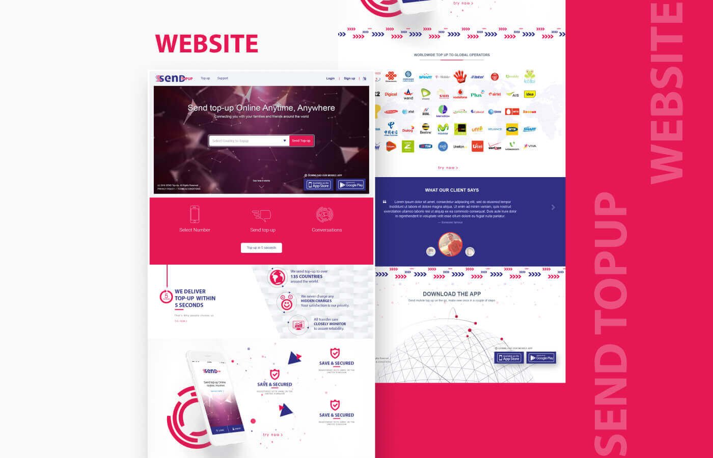 Website for Send Topup in United Kingdom