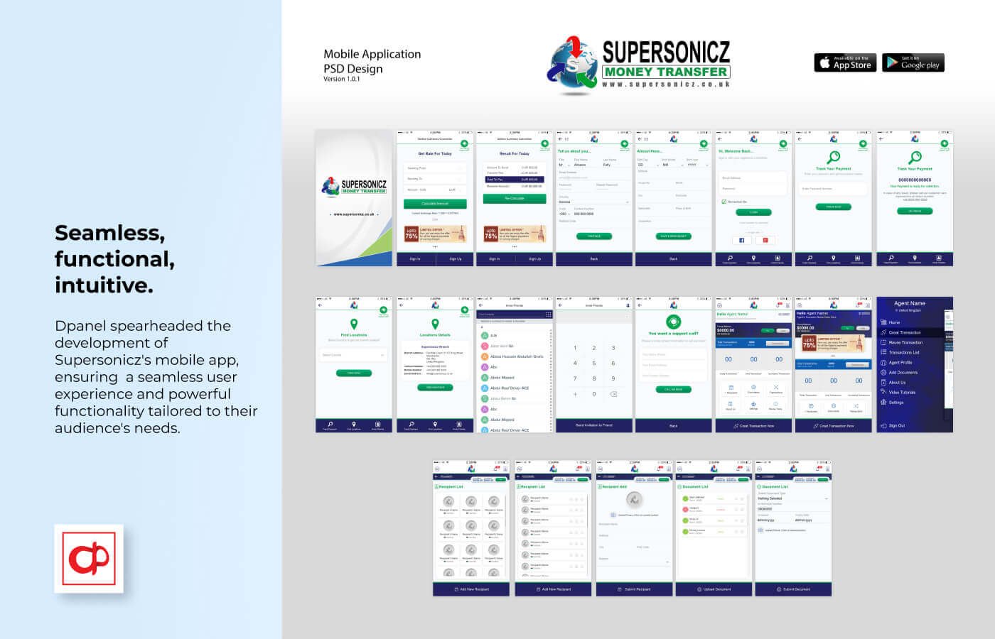 Mobile app for Supersonicz Money Transfer in United Kingdom