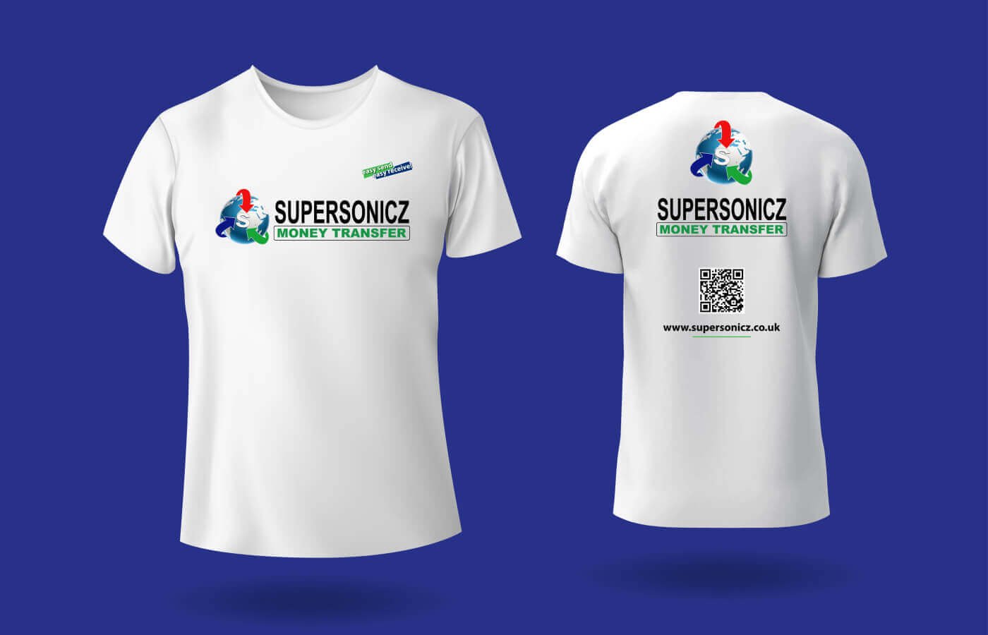 Shirts for Supersonicz Money Transfer in United Kingdom