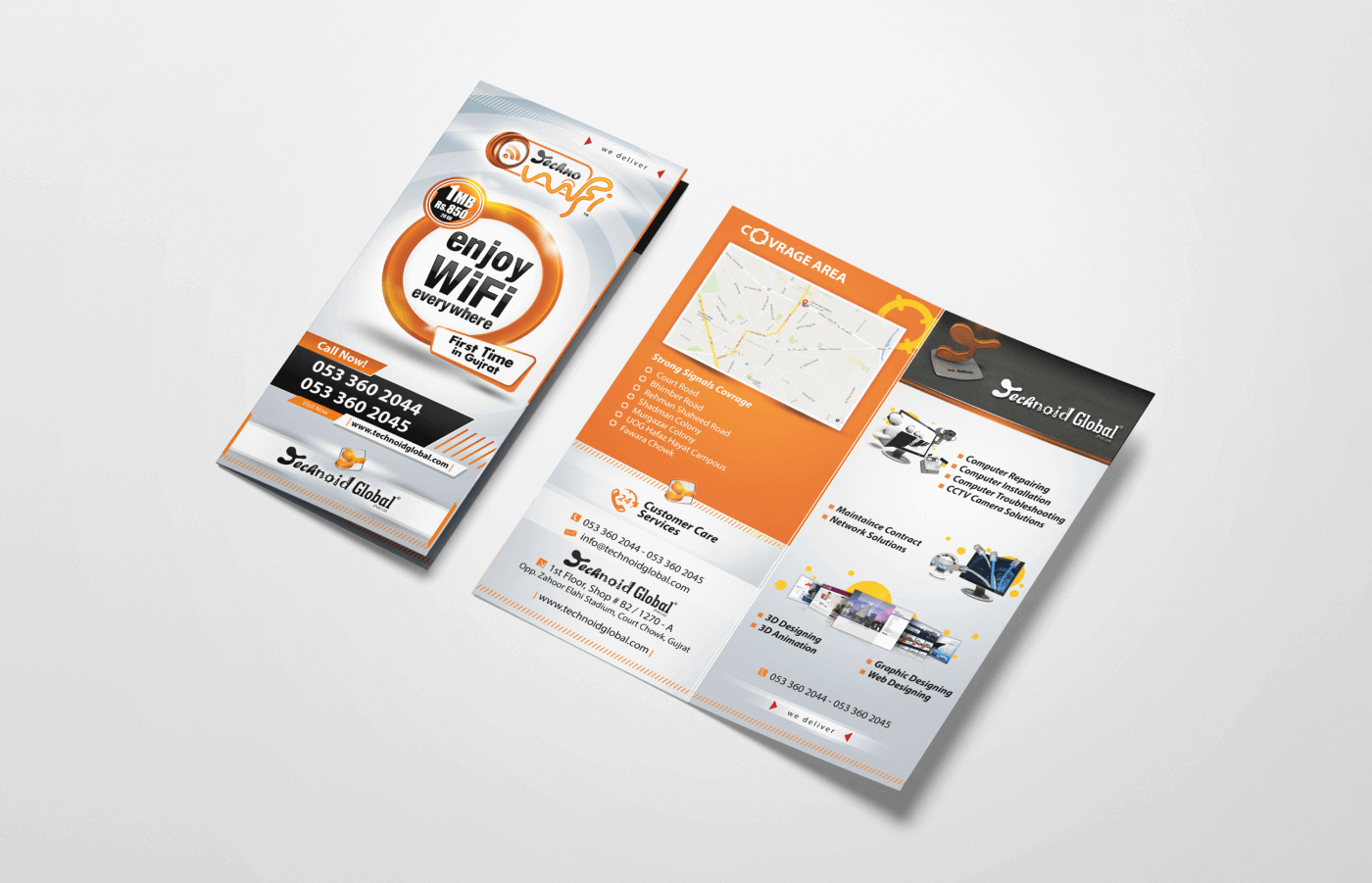 Brochure for Technoid in Pakistan